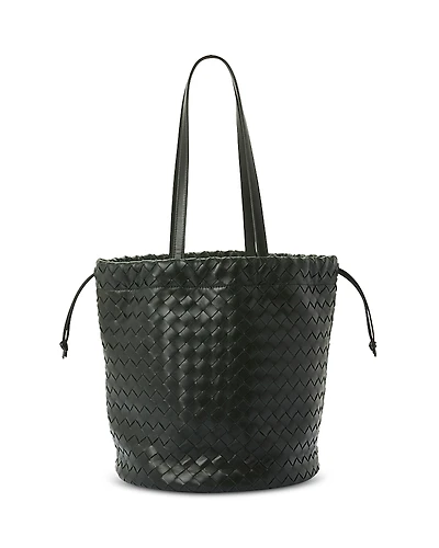 Bottega Veneta Large Castello Intrecciato Leather Tote