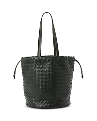 Bottega Veneta Large Castello Intrecciato Leather Tote