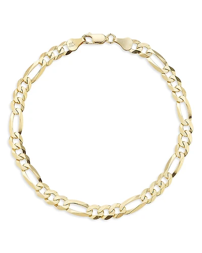 Milanesi And Co Men's 18K Gold Vermeil 5mm Figaro Chain Bracelet