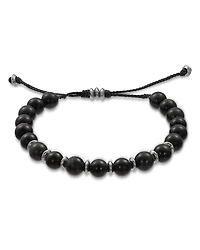 Jan Leslie Black Agate Beaded Bracelet