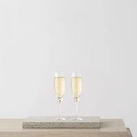 Intermezzo Gold Champagne Glasses, Set of 2