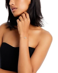 Diamond Circle Bracelet Collection in 14K Gold, 0.08 tcw