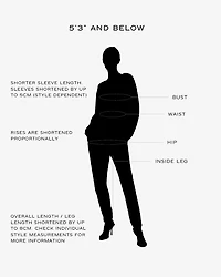 Petite Haisley Pencil Skirt