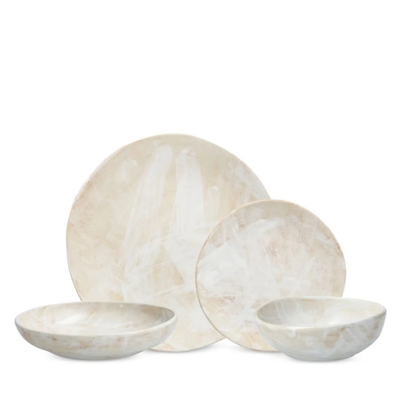 CT Collection No. 2 White 16 Pc Dinnerware Set