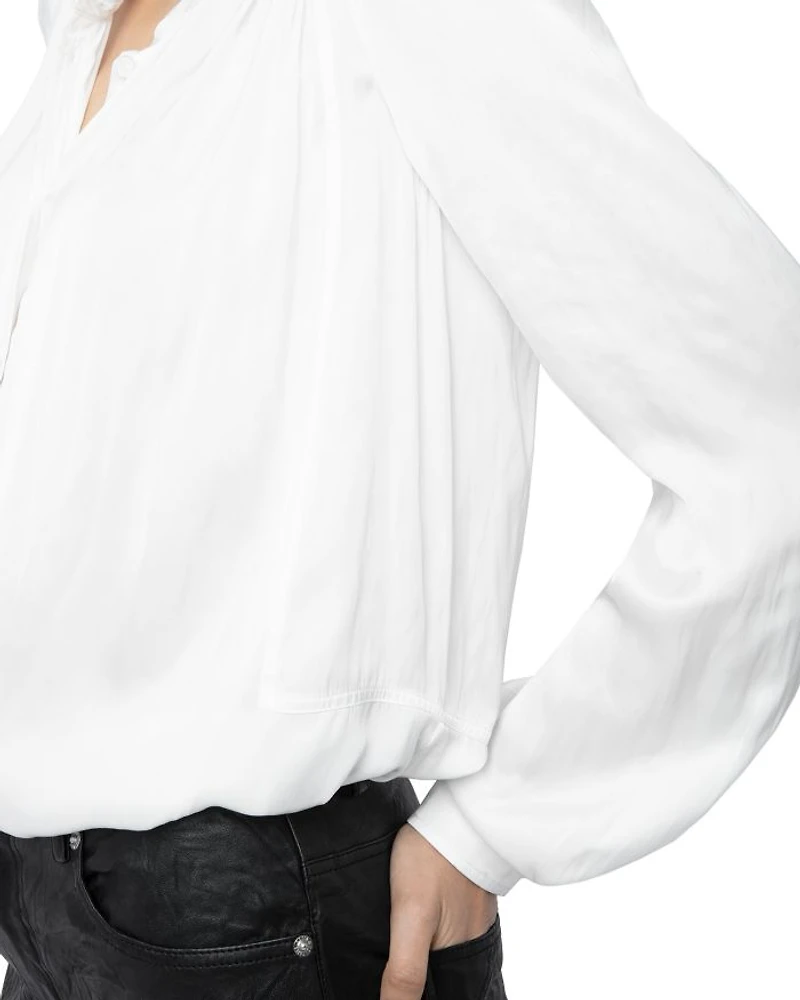Tchin Satin Blouse
