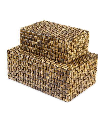 Nomad Decorative Boxes, Set of 2