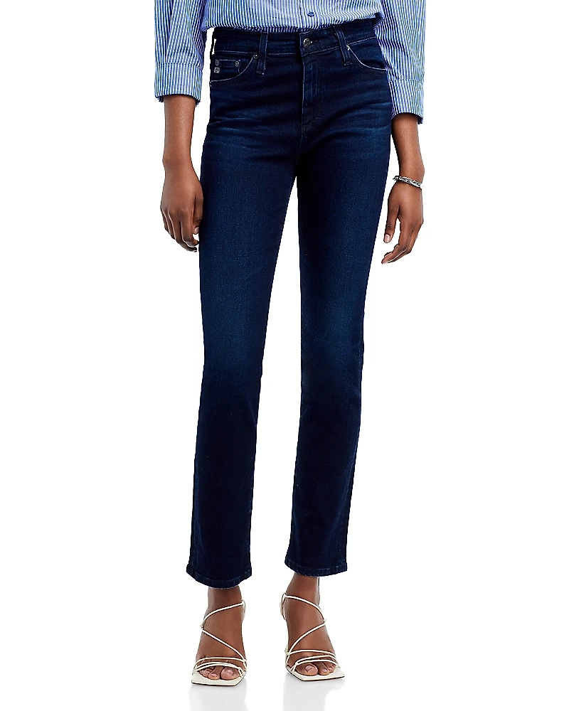 Ag Mari Mid Rise Slim Straight Jeans