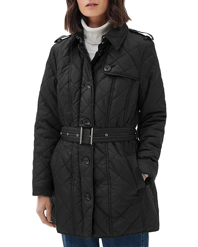 Tummel Box Quilt Trench Jacket