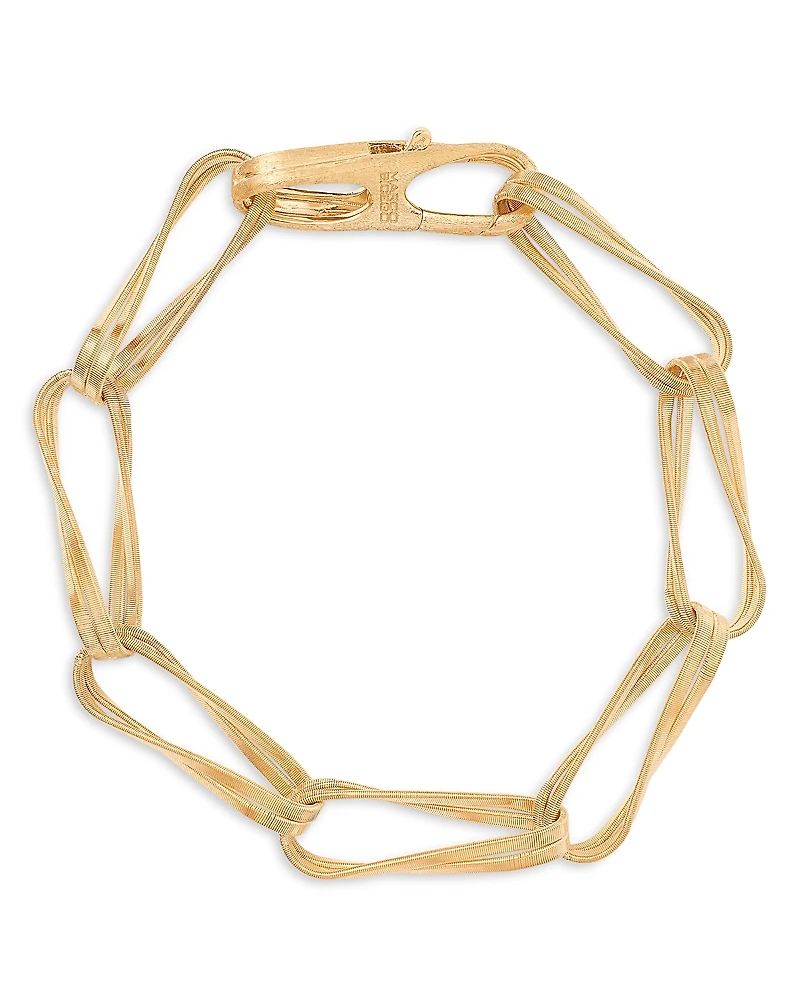 Marco Bicego 18K Yellow Gold Marrakech Onde Double Link Bracelet