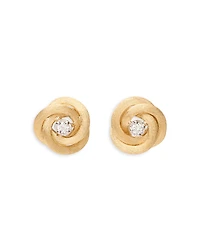 Marco Bicego 18K Yellow Gold Jaipur Link Diamond Stud Earrings
