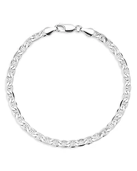 Milanesi And Co Sterling Silver 4mm Mariner Link Chain Bracelet