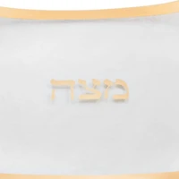 Judaica Square Matzo Plate, 10"
