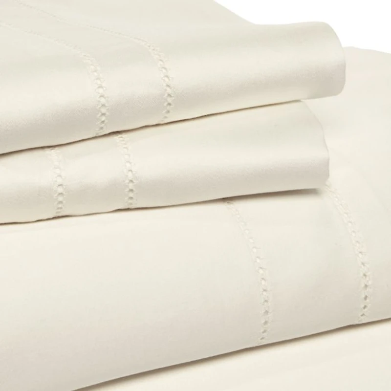 Double Ajour 4 Piece Queen Sheet Set