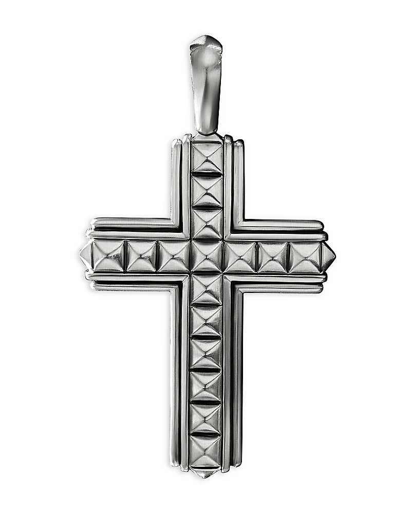 David Yurman Sterling Silver Pyramid Cross Pendant