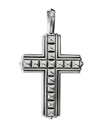 David Yurman Sterling Silver Pyramid Cross Pendant