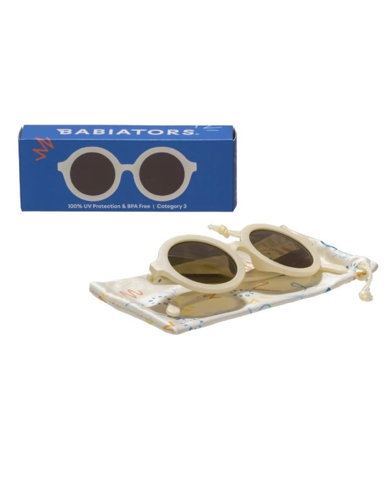 Sweet Cream Euro Round Sunglasses