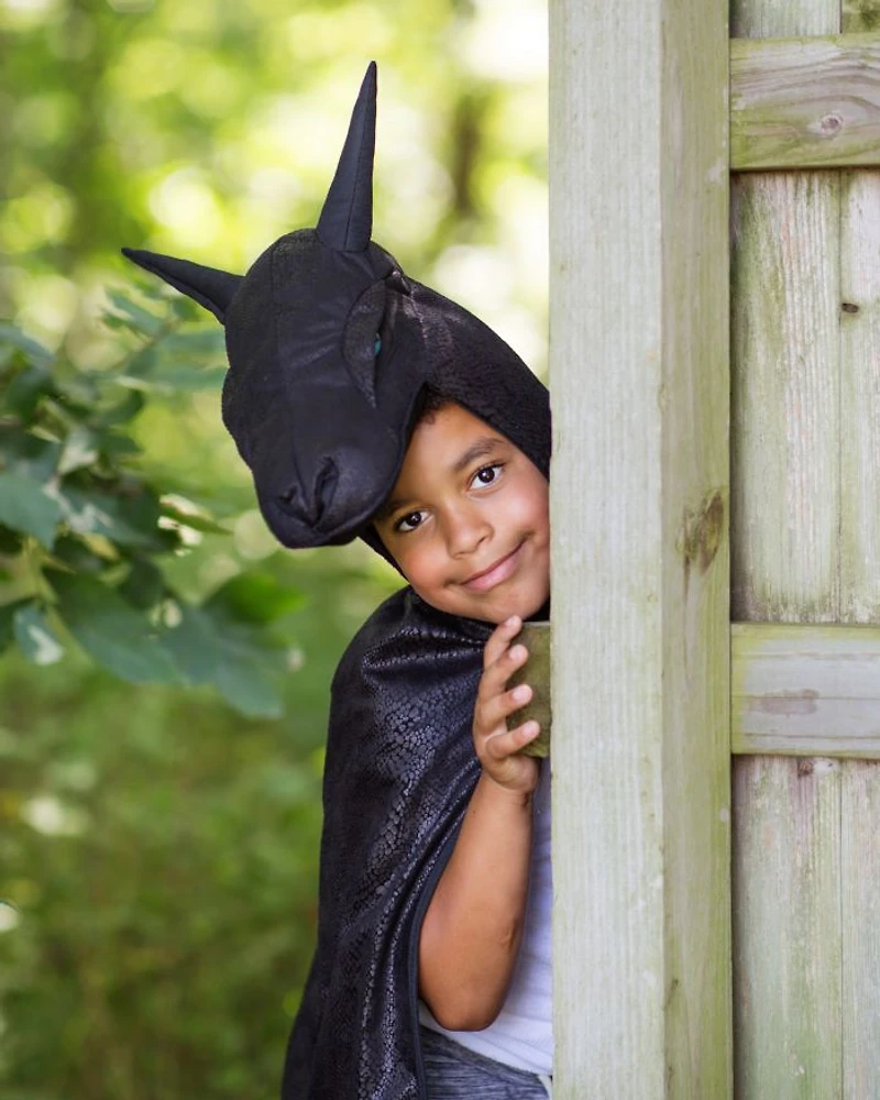 Midnight Dragon Cape Costume - Ages 5-8