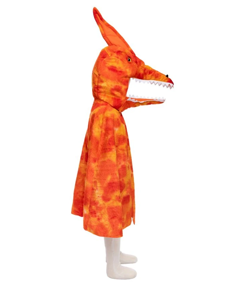 Grandasaurus Pterodactyl Cape Orange Costume - Ages 4-6