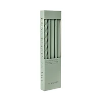 Illume Assorted Sage Green Candle Tapers 3-pack, 7.65 oz.