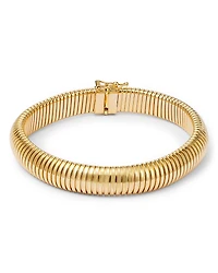 Alberto Amati 14K Yellow Gold Tubogas Wide Link Bracelet