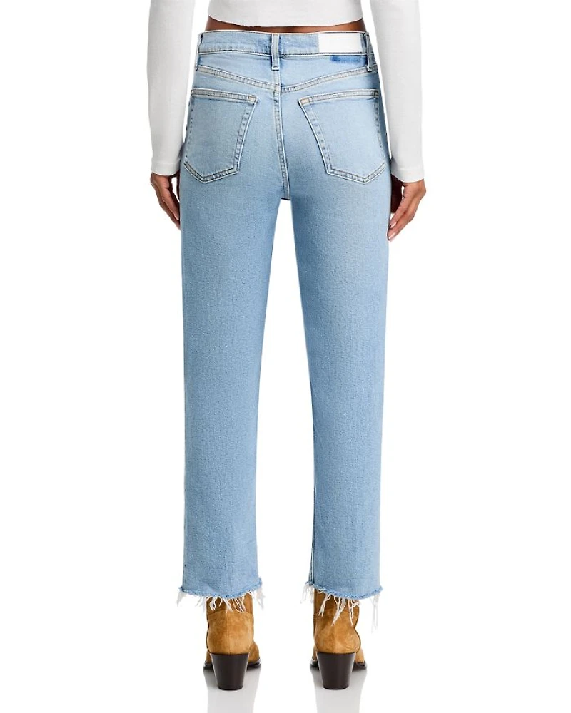 Stove Pipe High Rise Straight Jeans Mid 90's