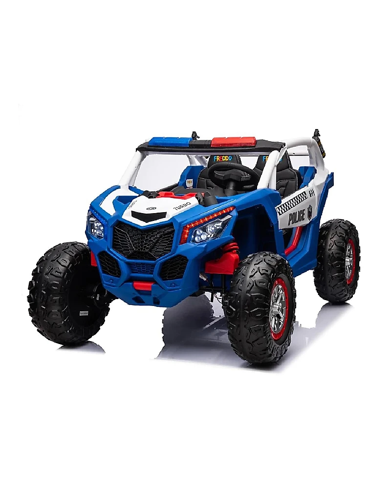 Freddo 24V Toys Police Utv 2 Seater Ride-on - Ages 3-8