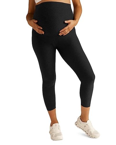Beyond Yoga Love The Bump Spacedye Capri Maternity Leggings