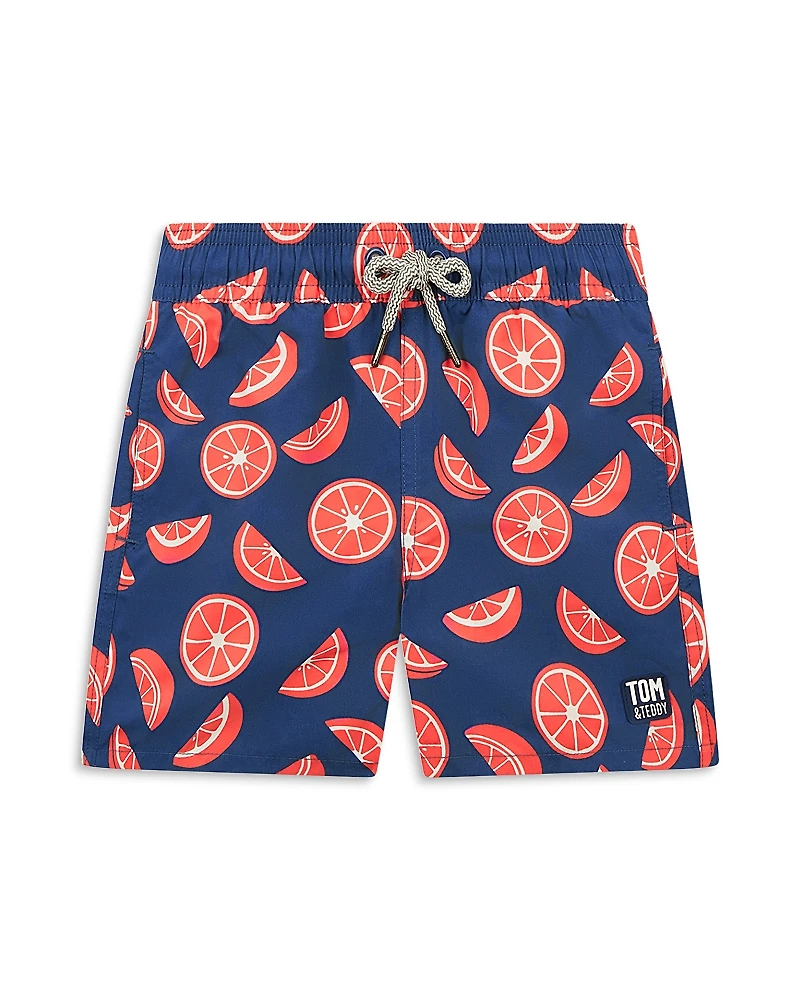 Tom & Teddy Boys' Citrus Swim Trunks - Little Kid, Big Kid