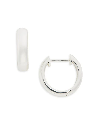 Sterling Silver Huggie Hoop Earrings - Exclusive