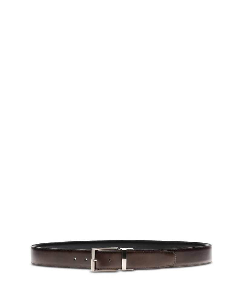 Lados Black & Brown Leather Belt