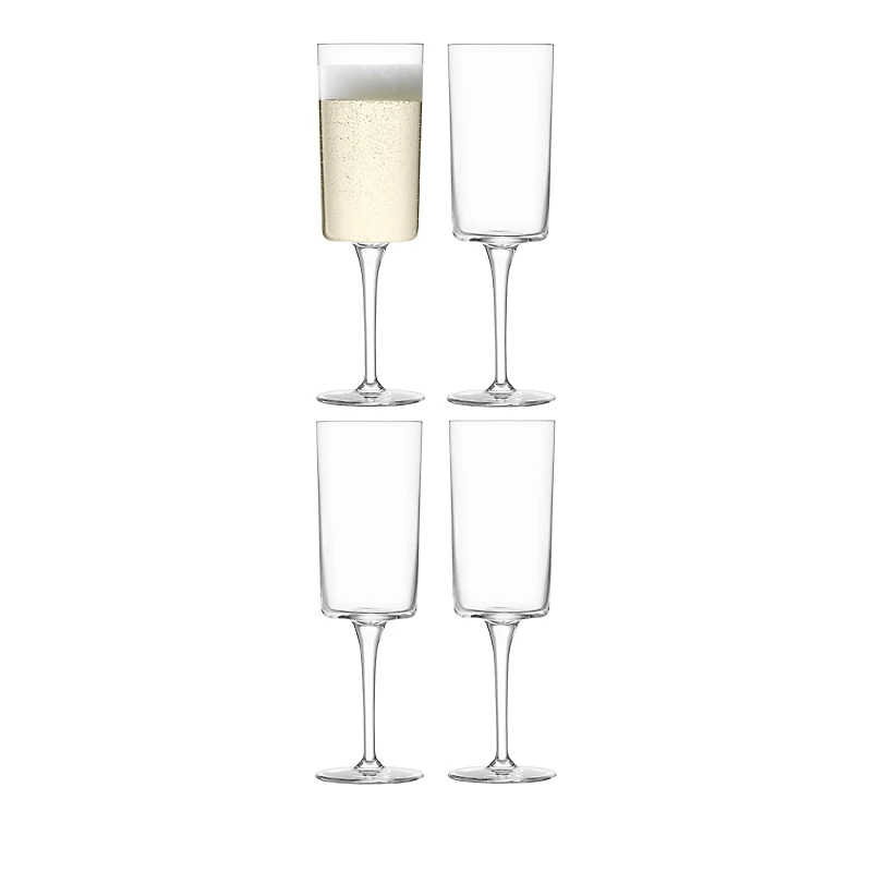 Lsa Gio Champagne Flute, Set of 4