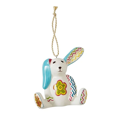 Spode Kit Kemp for Spode Minnie Rabbit Patchwork Ornament