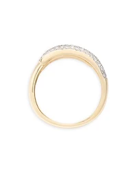 Diamond Wrap Ring in 14K Yellow Gold, 0.55 tcw