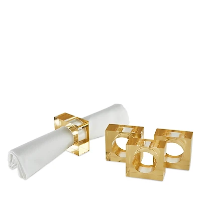 Tizo Lucite Napkin Rings