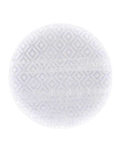 Feizy Saphir Mira 6803490F Round Area Rug, 7'6 x 7'6