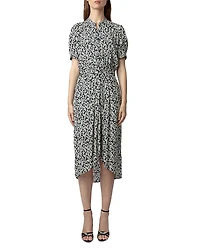 Zadig & Voltaire Rima Puff Sleeve Dress