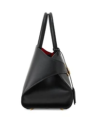 Small Hug Leather Top Handle Bag