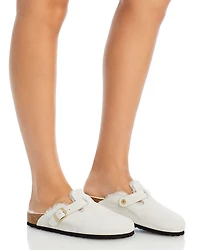 Women's Boston Shearling Clogs