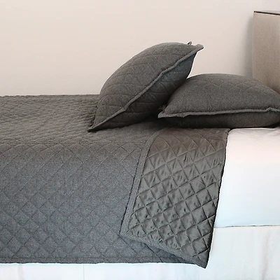 Ann Gish Flannel Coverlet Set, King