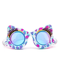 Bling2o Bling2o Purple Patches Savvy Cat Swim Goggles for Girls - Ages 2-6