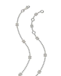 Sterling Silver Interlocking G Cluster Chain Necklace, 14"