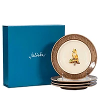 Forest Walk Cocktail Plate, Set of 4