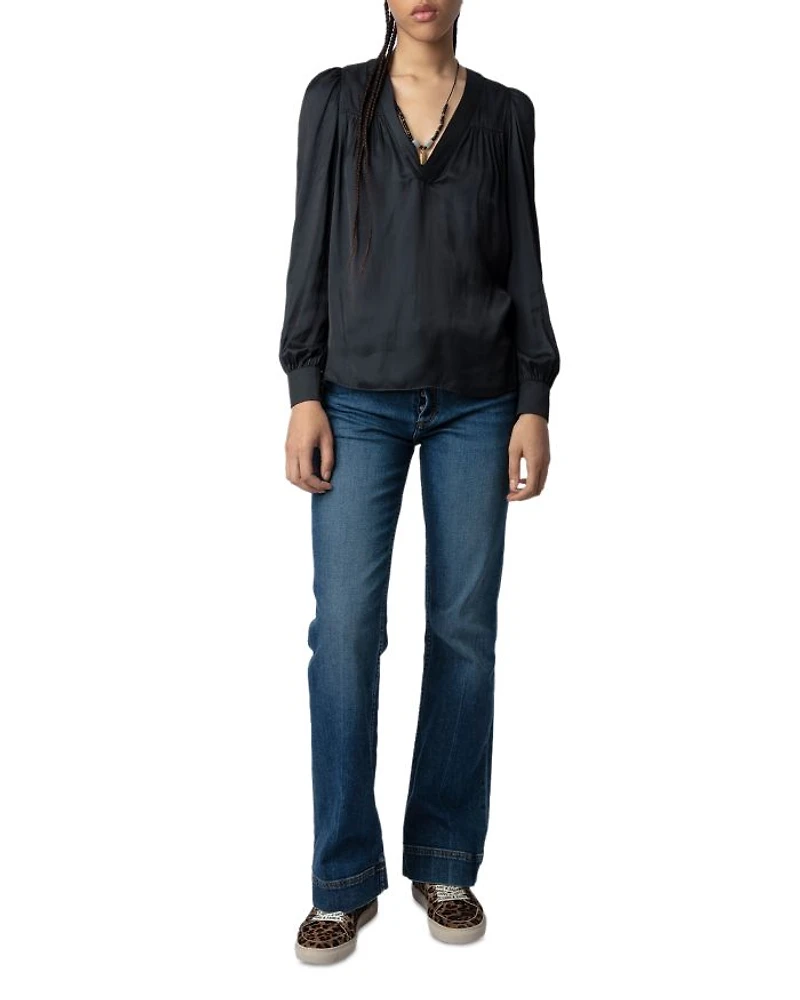 Telia Satin Blouse