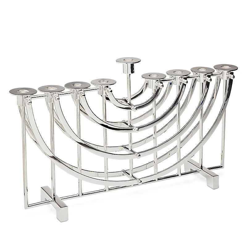 Ricci Argentieri Adjustable Nickel Plated Menorah