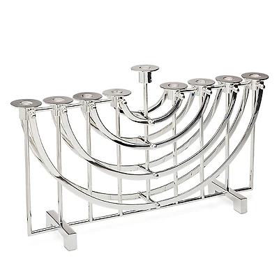 Ricci Argentieri Adjustable Nickel Plated Menorah