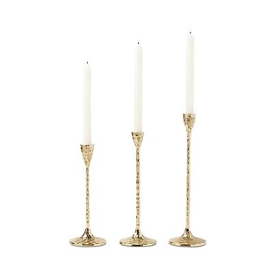 Blue Pheasant Alina Candle Holder, Set of 3