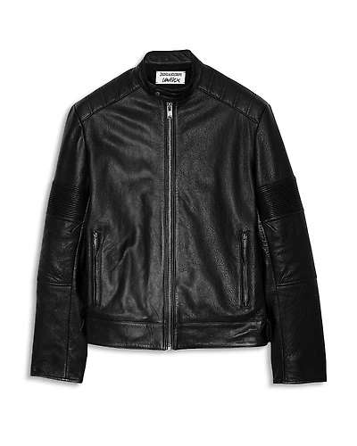 Zadig & Voltaire Leather Unisex Lean Biker Jacket