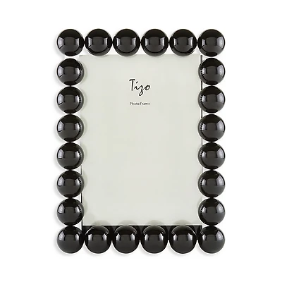 Tizo Black Crystal Balls Glass Frame, 5 x 7