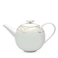 Gem Cut Gold Lidded Teapot