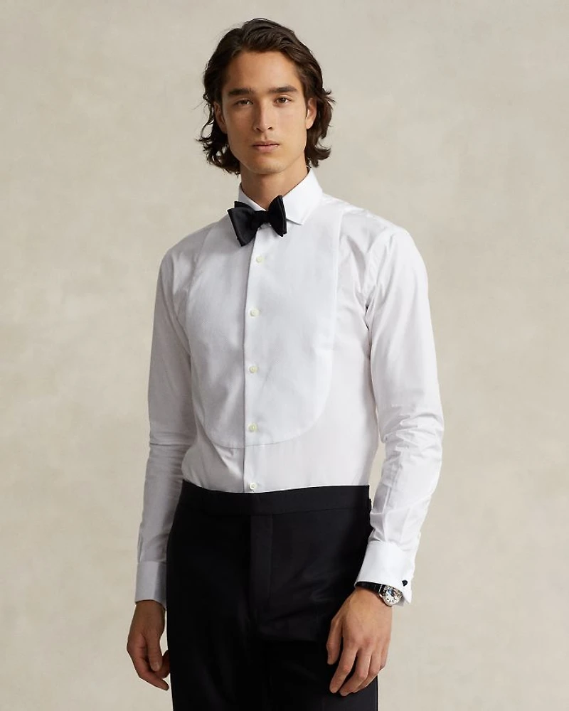 Poplin Custom Fit Tuxedo Shirt